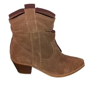 STEVE Madden Suede Boots Taupe Womens 10